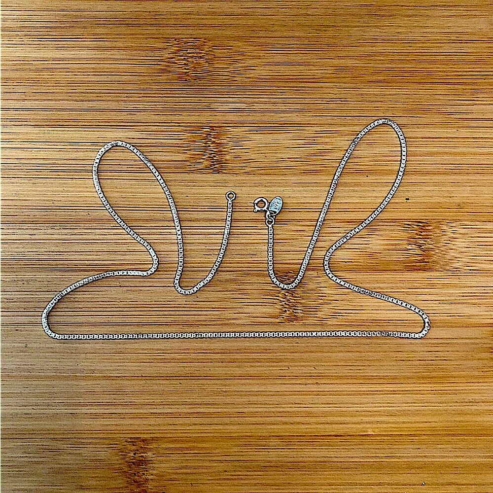 $39 Nicky Butler Estate 24" Box Chain Sterling Marked NB 925 INDIA - Picture 6 of 6